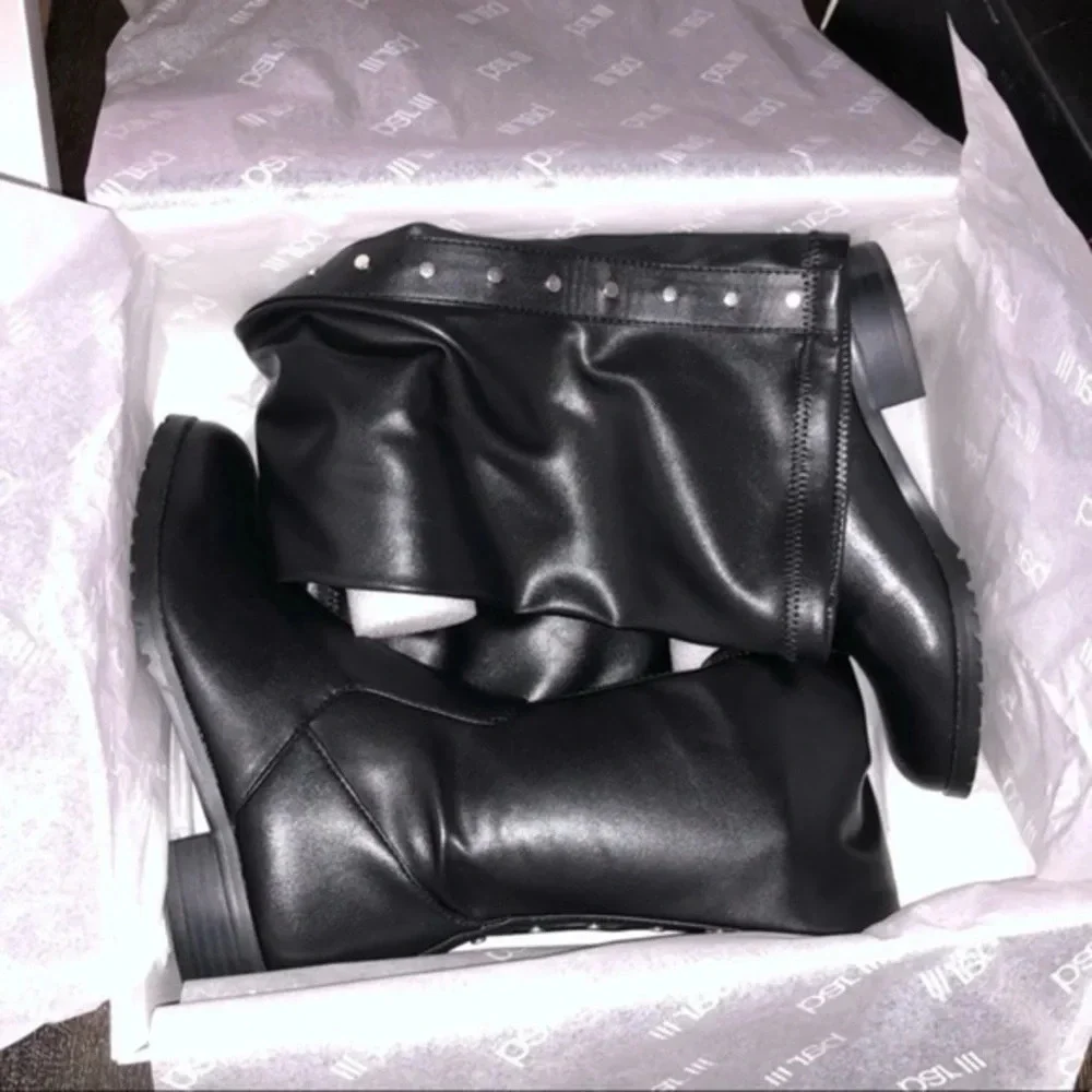 Bar III Taimi Over-The-Knee Boots In Black Size 5